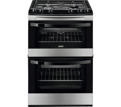 ZANUSSI ZCG63040XA 60 cm Gas Cooker - Stainless Steel ZANUSSI ZCG63040XA 60 cm Gas Cooker - Stainless Steel